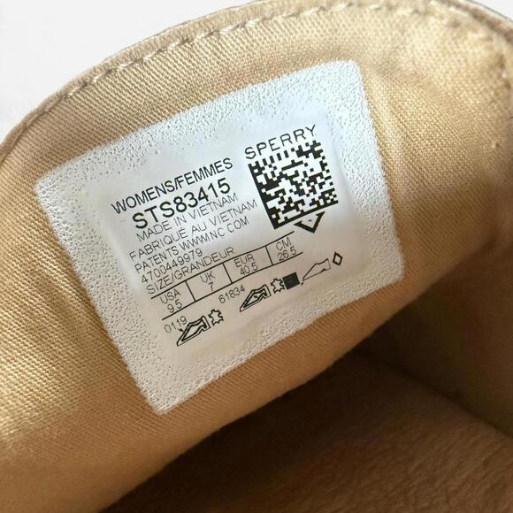 Sperry Seaport Levy Loafers Women’s 9.5 Tan Leather Anchor - Picture 6 of 8